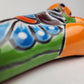 Orange Talavera Iguana – Handcrafted Mexican Folk Art
