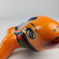 Orange Talavera Iguana – Handcrafted Mexican Folk Art