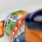 Orange Talavera Iguana – Hand-Painted Garden Wall Art