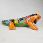 Handcrafted Orange Talavera Iguana – Mexican Ceramic Gift