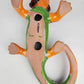 Handcrafted Orange Talavera Iguana – Mexican Ceramic Gift