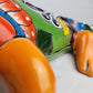 Handcrafted Orange Talavera Iguana – Mexican Ceramic Gift