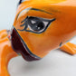 Handcrafted Orange Talavera Iguana – Mexican Ceramic Gift