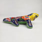 Yellow Talavera-Style Iguana – Handcrafted Mexican Folk Art Figurine