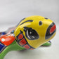 Yellow Talavera-Style Iguana – Handcrafted Mexican Folk Art Figurine