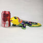 Yellow Talavera-Style Iguana – Hand-Painted Mexican Folk Art Décor