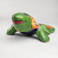Green Talavera Iguana – Handcrafted Mexican Folk Art