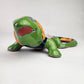 Green Talavera-Style Iguana – Handcrafted Mexican Folk Art Figurine