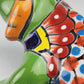 Green Talavera-Style Iguana – Handcrafted Mexican Folk Art Figurine