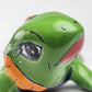 Green Talavera-Style Iguana – Handcrafted Mexican Folk Art Figurine