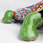 Green Talavera-Style Iguana – Handcrafted Mexican Folk Art Figurine