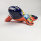 Orange Talavera Iguana – Handcrafted Mexican Wall Decor