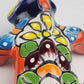 Orange Talavera Iguana – Handcrafted Mexican Wall Decor