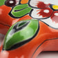 Orange Talavera Iguana – Handcrafted Mexican Wall Decor