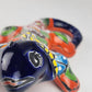 Orange Talavera Iguana – Handcrafted Mexican Wall Decor
