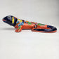 Handcrafted Orange Talavera Iguana – Mexican Folk Art Gift