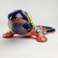 Handcrafted Orange Talavera Iguana – Mexican Folk Art Gift