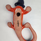 Handcrafted Orange Talavera Iguana – Mexican Folk Art Gift