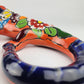 Handcrafted Orange Talavera Iguana – Mexican Folk Art Gift