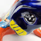 Orange Talavera Iguana – Mexican Hand-Painted Garden Accent