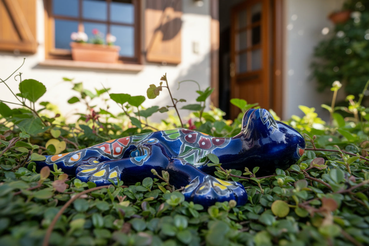 Decorative ceramic salamander