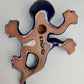 Blue Talavera Salamander – Mexican Folk Art Wall Decor