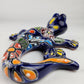 Blue Talavera Salamander – Handcrafted Garden Accent