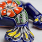Blue Talavera Salamander – Handcrafted Garden Accent