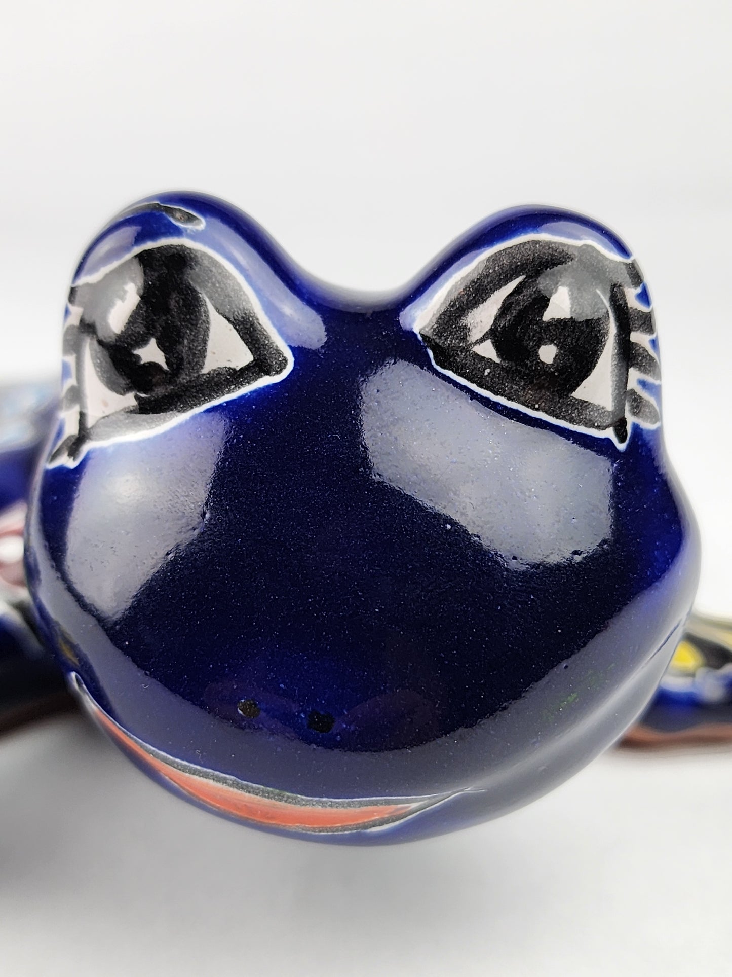 Blue Talavera Salamander – Handcrafted Garden Accent