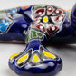 Blue Talavera Salamander – Handcrafted Garden Accent