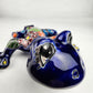 Handcrafted Blue Talavera Salamander – Mexican Ceramic Gift