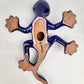 Handcrafted Blue Talavera Salamander – Mexican Ceramic Gift