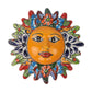 Red Talavera Sun Wall Décor – Mexican Folk Art Accent