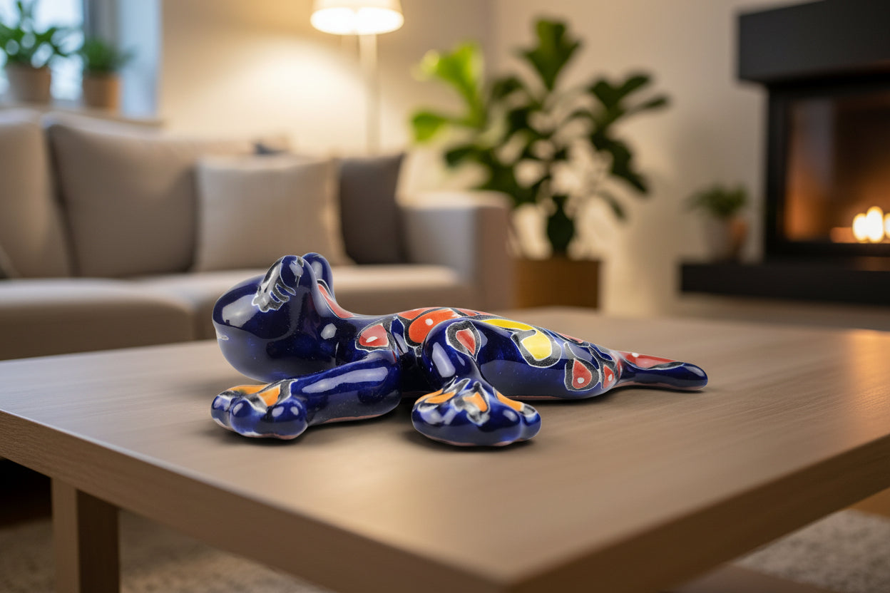 Decorative ceramic salamander