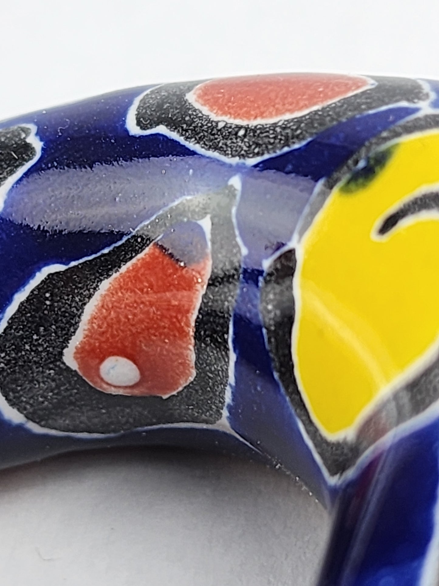 Blue Talavera Salamander – Handcrafted Mexican Folk Art