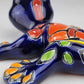 Blue Talavera Salamander – Hand-Painted Garden Wall Decor