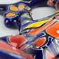 Blue Talavera Salamander – Hand-Painted Garden Wall Decor