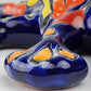 Blue Talavera Salamander – Hand-Painted Garden Wall Decor