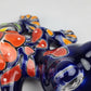 Blue Talavera Salamander – Hand-Painted Garden Wall Decor