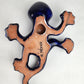 Blue Talavera Salamander – Handcrafted Mexican Folk Art