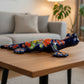 Decorative salamander with colorful patterns