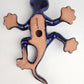 Handcrafted Blue Talavera Salamander – Mexican Ceramic Gift