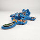 Sky Blue Talavera Salamander – Handcrafted Folk Art Lizard