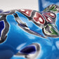 Sky Blue Talavera Salamander – Handcrafted Folk Art Lizard