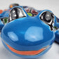 Sky Blue Talavera Salamander – Handcrafted Folk Art Lizard
