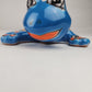 Sky Blue Talavera Salamander – Mexican Garden Wall Art