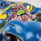 Sky Blue Talavera Salamander – Mexican Garden Wall Art
