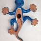 Handcrafted Sky Blue Talavera Salamander – Mexican Folk Art Gift