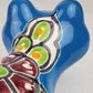 Handcrafted Sky Blue Talavera Salamander – Mexican Folk Art Gift