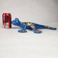 Handcrafted Sky Blue Talavera Salamander – Mexican Folk Art Gift